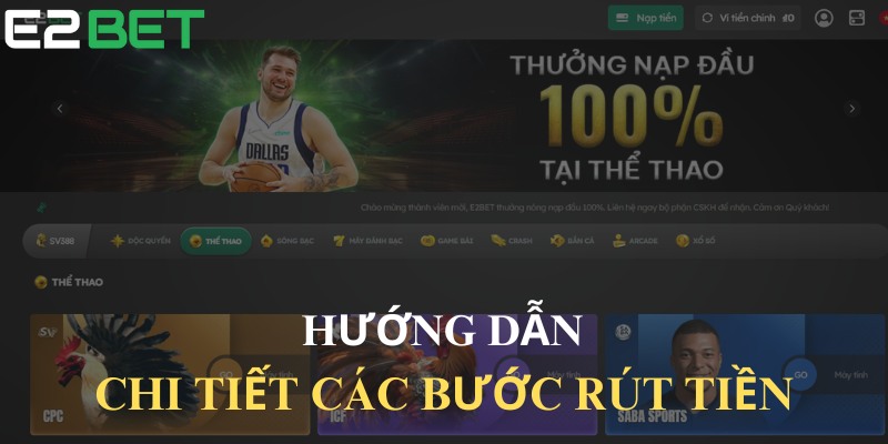 Hướng dẫn rút tiền chi tiết